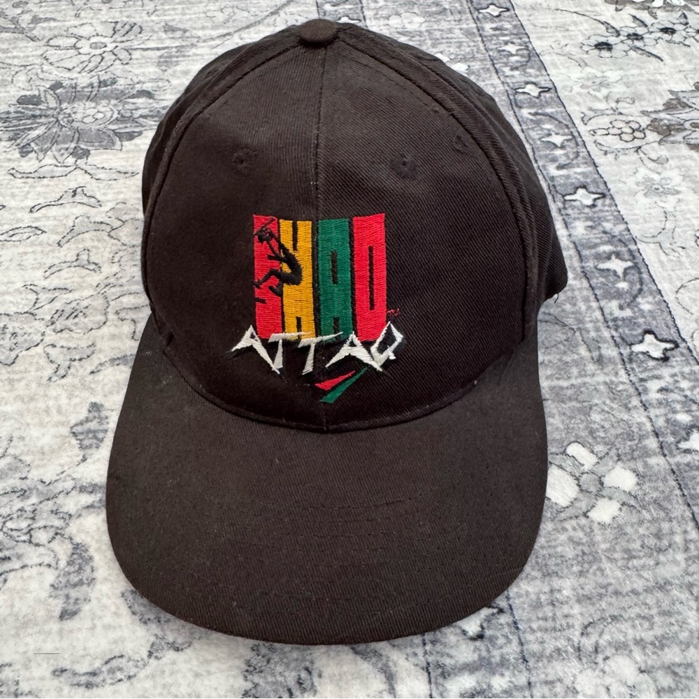 Vintage Reebok Shaq Attaq Black Hat